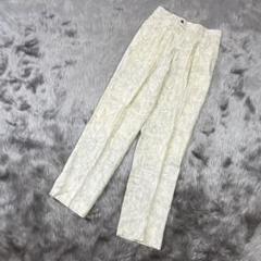 TOKIO KUMAGAI レーヨン 麻 ツータック パンツ M ヴィンテージ