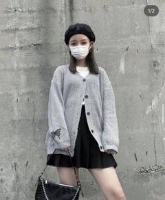 【完売品】gibous 2way cardigan ギボス　カーディガン 2025年最新】Gibous カーディガンの人気アイテム - メルカリ