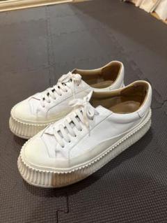 JIL SANDER ホワイト スニーカー　40 27cm程度のサムネイル