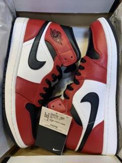 NIKE AIR JORDAN 1 MID CHICAGO BLACK TOE