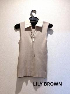 LILY BROWN ノースリーブ　トップス