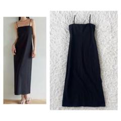 美品シールームリンsearoomlynnパッドInスパゲッティフレアラインドレス 限定価格♡searoomlynn♡パッドinスパゲッティフレアライン