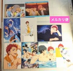 Free! 七瀬遙 松岡凛 椎名旭 缶バッジ クリアカード ポストカード セット 公式品】Free! 初回特典 エンドカード ポストカード 松岡凛 七瀬