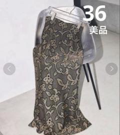 todayful jacquard Leaf pencil skirt 36 - メルカリ