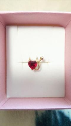 ★新品未使用★ ボディピアス ハート デビル