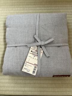 ココア⭐︎新品 麻平織 掛けふとんカバー シングル 生成×黒ストライプ 激安家具・インテリア - 新品 麻平織 掛けふとんカバー シングル