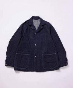 【新品、未使用】COMOLI 25ss ネイビーデニムジャケット Yahoo!オークション - comoli コモリ 25ss 新品タグ付き NAVY