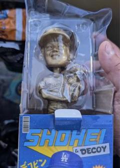 大谷翔平 デコピン ボブルヘッド 8/28 第二弾記念品 ゴールド 大谷翔平 デコピン ボブルヘッド 8/28 第二弾記念品 ゴールド