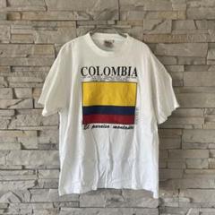 90s ONEITA コロンビア国旗 Tシャツ made in USA
