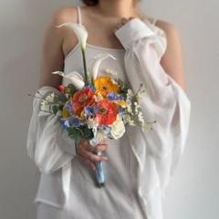クラッチブーケ ♡ アーティフィシャルフラワー ウェディング ブーケ