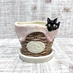 [廃盤品]魔女の宅急便　ジジの世界　ジブリガーデニングプランター陶器 廃盤品]魔女の宅急便 ジジの世界 ジブリガーデニングプランター