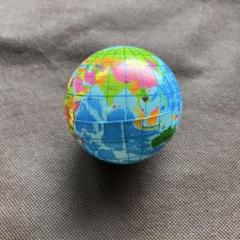【地球ボール 1個】お風呂遊び 柔らかい 水に浮く 子供 おもちゃ