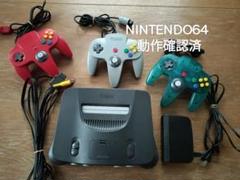 NINTENDO64本体★コントローラー3つ