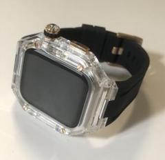 cb1★アップルウォッチ　ラバーベルト カバー　Apple Watch バンド