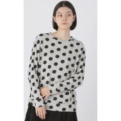 【素敵なデザイン❗️】Plantation 総柄　長袖　シアーカットソー Y2K 中古】【素敵なデザイン❗️】Plantation 総柄 長袖 シアー