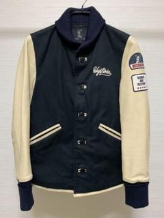 希少 80s〜90s ヒステリックグラマー 袖レザー ウール