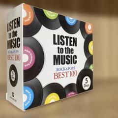 【美品】LISTEN tothe MUSIC ROCK&POPS BEST100
