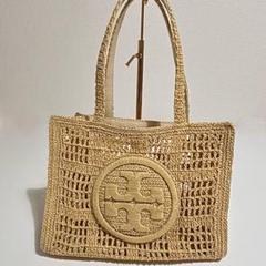 TORY BURCH かごバッグ　タッセル付き　ゴールド TORY BURCH かごバッグ タッセル付き ゴールド