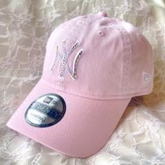 ニューエラ キャップ ラインストーン キラキラ9TWENTY オーロラ ピンク 9TWENTY Pink Undervisor ロサンゼルス・ドジャース クローム