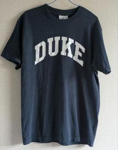 ビンテージ　90s NCAA DUKE メンズL スタジャン　デューク大　黒 豪華チェーンステッチ 70s MAPLE コーデュロイ スタジャン