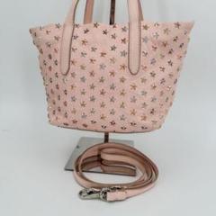 ジミーチュウ　ミニサラ　ハンドバッグ　スター 　レザー　肩掛け　2way