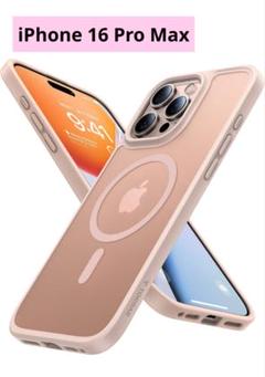 iPhone 16 Pro Max 用 ケース 6.9インチ ローズゴールド