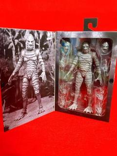公式サイト 大アマゾンの半魚人 NECA 白黒 version フィギュア 海外限定 SF・ファンタジー・ホラー