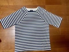 アニエスベー agnes b. ボーダーTシャツLサイズ ネイビーメンズ3サイズ
