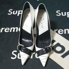 Dior ホワイトパンプス 23