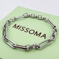 MISSOMA ステンレススチール ブレスレット 約20cm アクセサリー　ロゴ MISSOMA ステンレススチール ブレスレット 約20cm アクセサリー