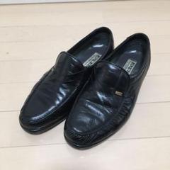 EXCEL カンガルー革靴 25cm EEEブラック