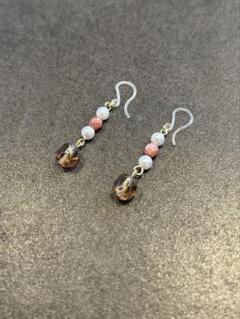 樹脂ピアス　フックピアス　アクセサリー　ピアス　ハンドメイド　樹脂　シンプル