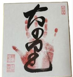 大相撲　激レア！昭和の関取衆のサイン入り手形 隆の里・大相撲・力士・サイン・手形・色紙・No.200321-004