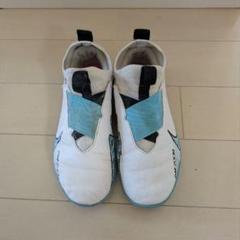 NIKE Air Zoom サッカーシューズ・ ホワイト/ブルー23.5cm