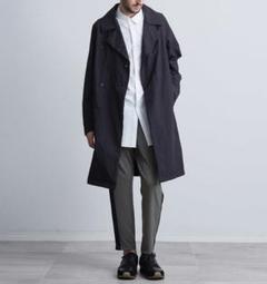 美品 カズユキクマガイ ハイカウントラバークロス ロングコート 黒 サイズ2 楽天市場】【中古】KAZUYUKI KUMAGAI ATTACHMENT カシミヤ混W