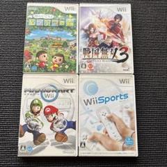 Wii ソフト どうぶつの森 戦国無双3 マリオカートWii WiiSports
