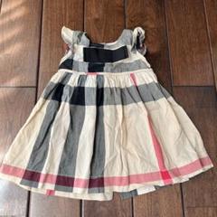 BURBERRYバーバリーワンピース80cm BURBERRY - 80センチ バーバリー 黒ワンピースの通販 by くるみ