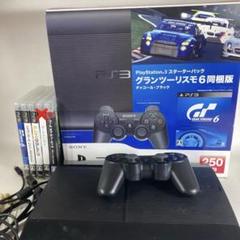 PS3ハード　プレイステーション3本体 チャコール・ブラック(HDD 250GB) スターターパック グランツーリスモ6同梱版[CEJH-10026] Amazon | PlayStation 3 250GB スターターパック チャコール