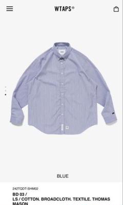 24ss WTAPS ストライプシャツ サイズX 03 長袖 WTAPS 24SS ストライプシャツ サイズ03｜Yahoo!フリマ（旧PayPay