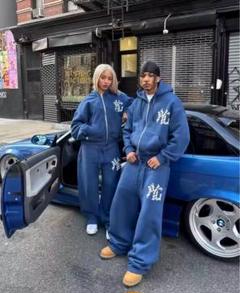 スウェット セットアップ パーカー THUG CLUB STUSSY NIKE