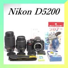 高画質✨動画撮影OK✨スマホ転送✨Nikon D5200 ダブルレンズ
