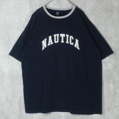 【希少】ノーティカ NAUTICA Tシャツ USA製 アーチロゴ L 90s
