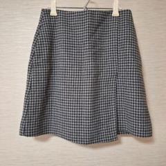 ユニクロ ウールブレンドラップミニスカート 千鳥柄 - メルカリ