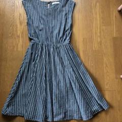 ストライプフレアーワンピース