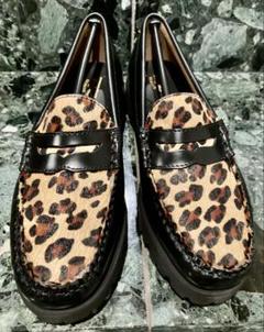 G.H BASS & CO WEEJUNS カープ×レオパードコンビ UK6 G.H BASS & CO WEEJUNS カープ×レオパードコンビ UK6 - メルカリ