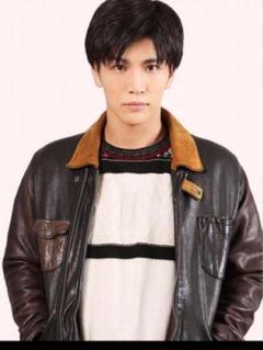 【glamb レザージャケット サイズ1 】岩田剛典さん着用 美品／岩田剛典 着用￼／Mサイズ／グラムglamb／レザー