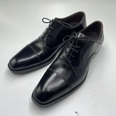 【極美品】ジャンカルロモレリ ストレートチップ 革靴 黒 26.5-27㎝ G.C.MORELLI】 ジャンカルロモレリ S-TIP ストレートチップ