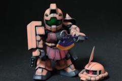 SDCS シャア専用ザクⅡ 塗装済み 完成品