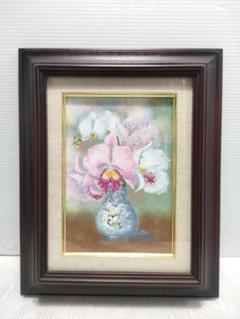PG688★【美品　杉浦栄美】油彩画 カトレア PG688☆【美品 杉浦栄美】油彩画 カトレア - メルカリ