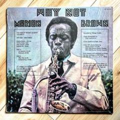 Marion Brown Why Notスピリチュアルジャズ傑作 レア日本盤
